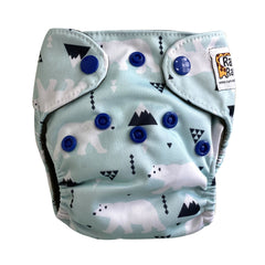 6/12pc Newborn Charcoal Bamboo Cloth Diaper