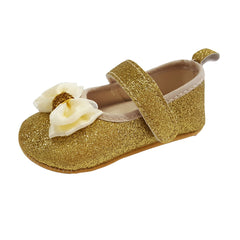 Isabella (Pre-Walker Baby Shoes) - B104 Gold Glitter