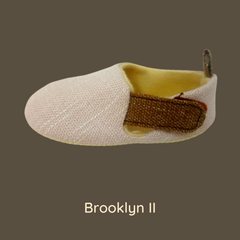 Brooklyn II (Pre-Walker Shoes) - Beige - Slip On Shoes