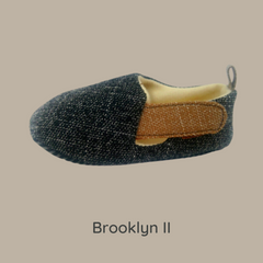 Brooklyn II (Pre-Walker Shoes) - Black - Slip On Shoes