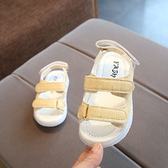 L205 Prodence Beige LED Lighted Sandals (2-6 years)