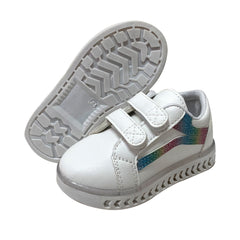 L255 Silver LED Lighted Shoes (1-6y)