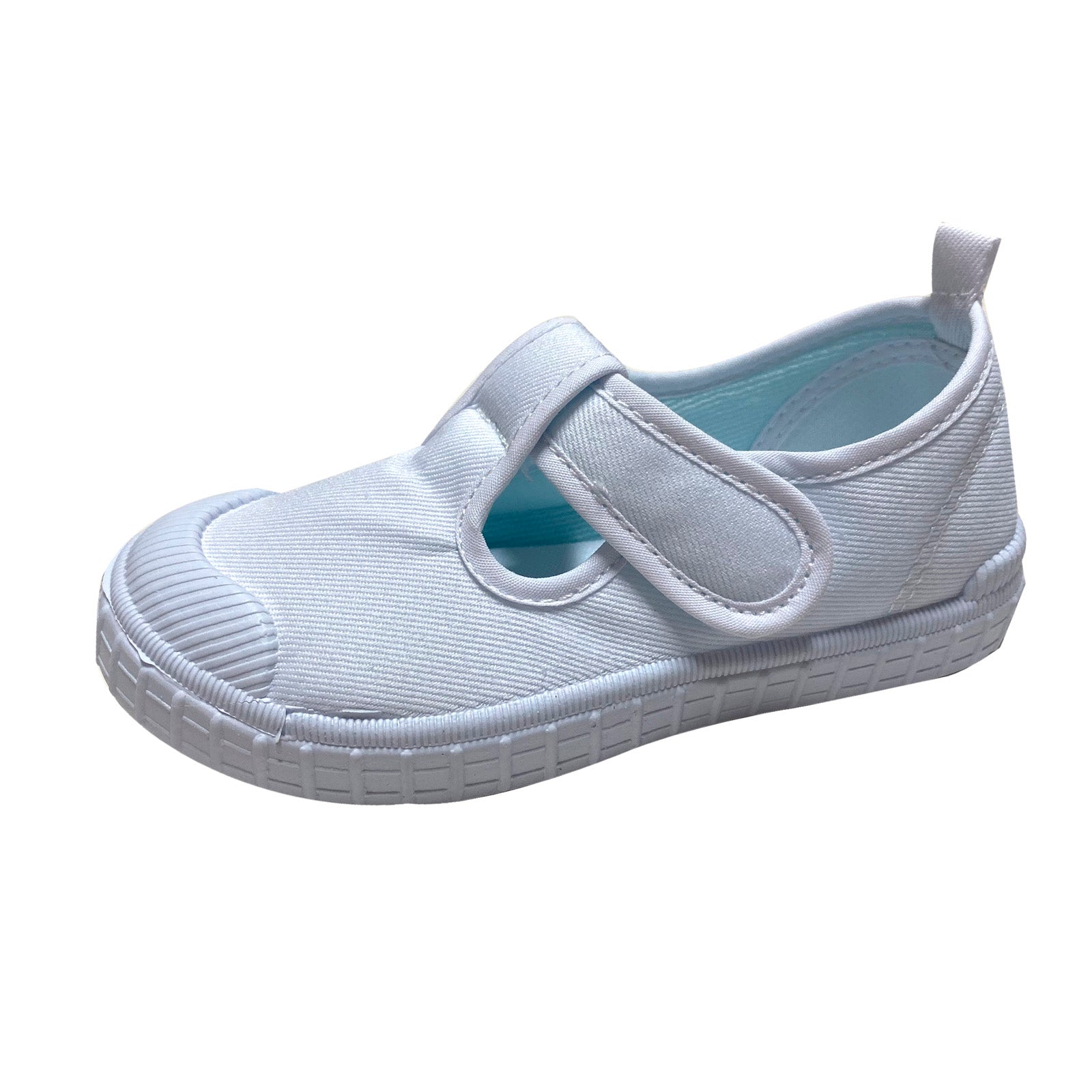 S189 Simple White School Shoes (Girls)