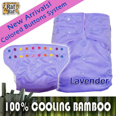Raf Raf Bamboo Cloth Diaper - Single Pack (Many Colours Available)