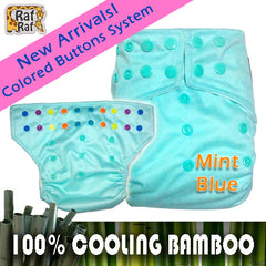 6pc Starter Pack Bamboo Cloth Diapers